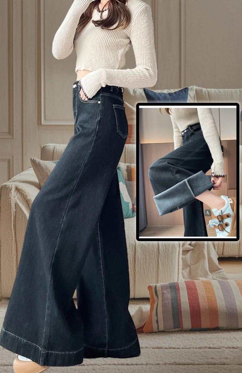 一号链接秋冬新款牛仔阔腿裤编码（1号-200号）