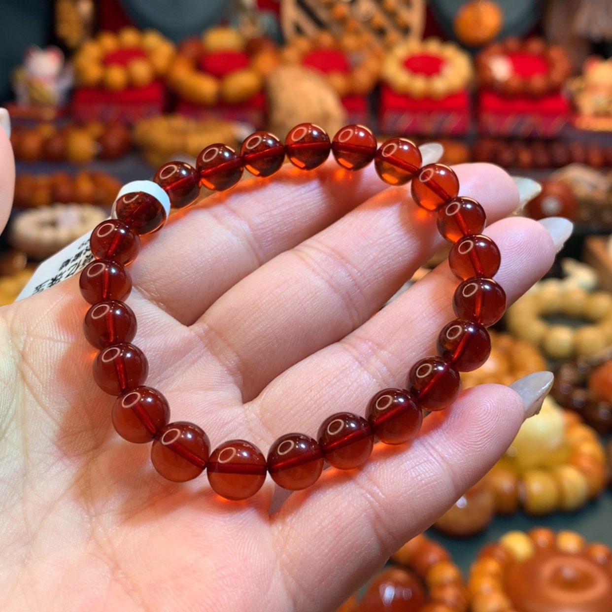 【闪购商品】血珀手串未镶嵌血珀手串