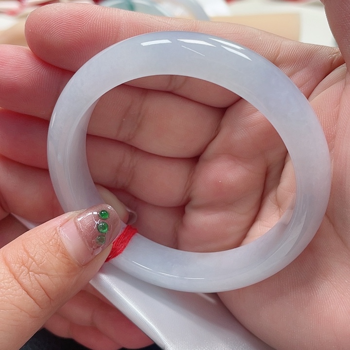 翡翠手镯未镶嵌缅甸翡翠手镯57圈