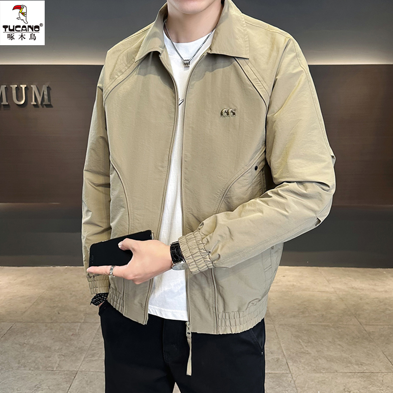 TUCANO/啄木鳥春秋季男士翻领夹克外套潮流休闲青年新款时尚上衣