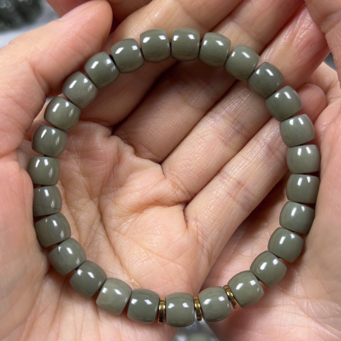 未镶嵌和田玉手链陌*人卡8直切