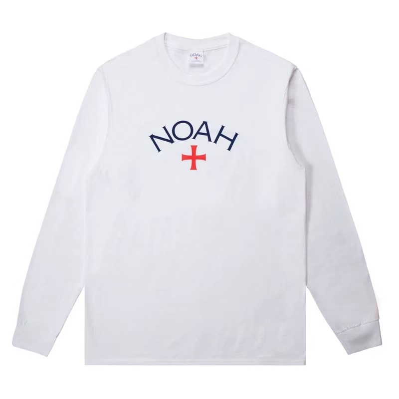 2号链接NOAH LUU短袖初代远征军经典十字架LOGO男女宽松圆领长袖