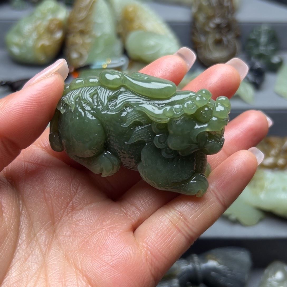 和田玉颈饰未镶嵌8****玩