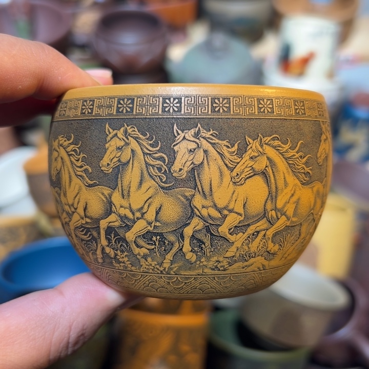 茶杯紫砂宜兴紫砂主人杯