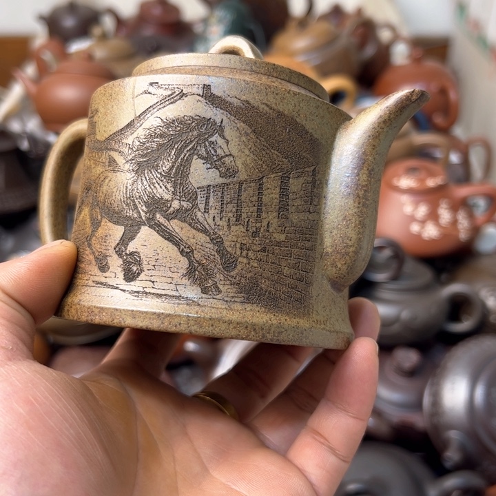 紫砂茶壶紫砂壶嘴巴磕碰