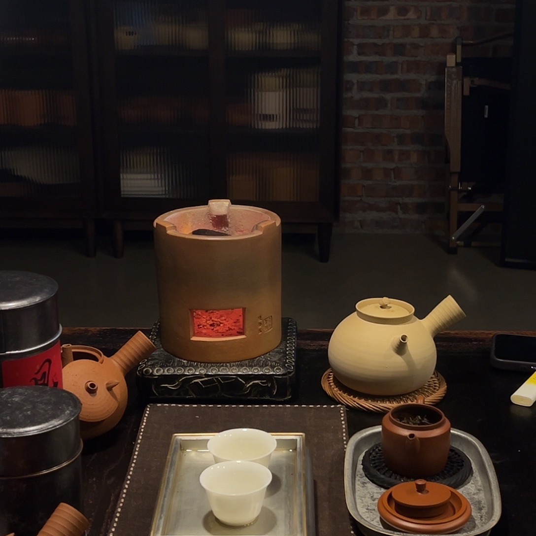 8茶船八寸茶船朱泥