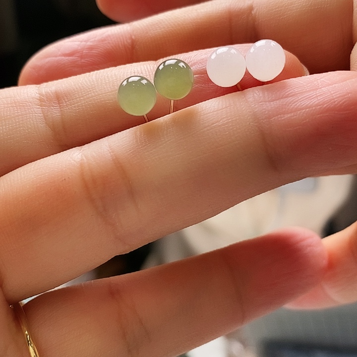 和田玉银S925镶嵌颈饰