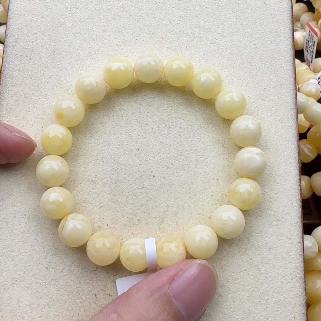 琥珀手链未镶嵌蜜蜡手串