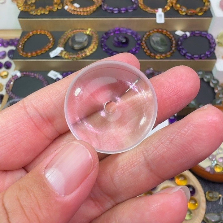 水晶颈饰未镶嵌吊坠