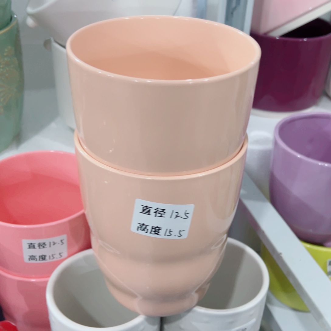 有孔，陶瓷花盆满10米包邮发货