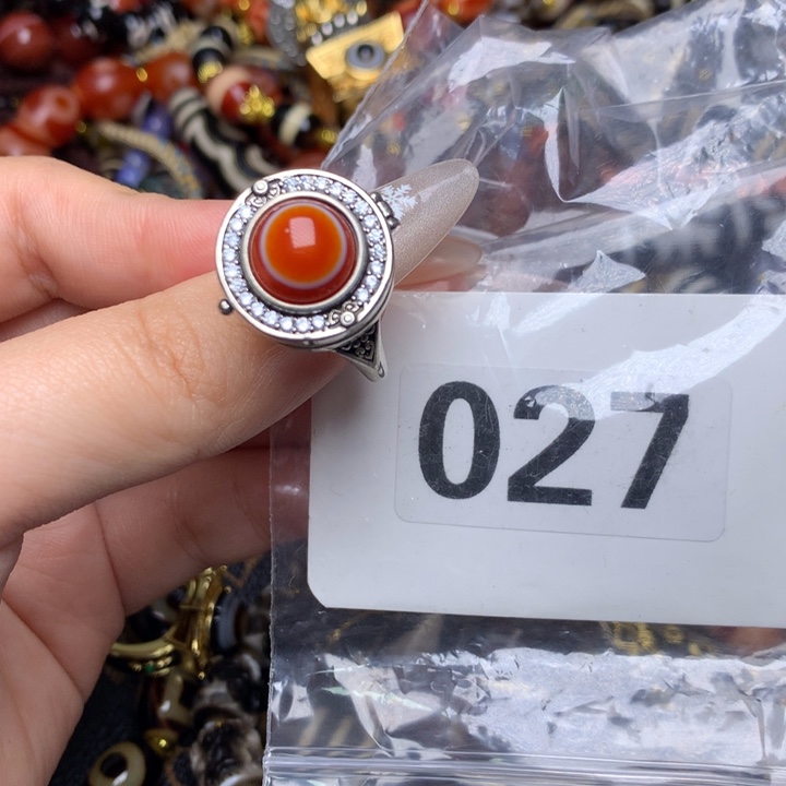 玛瑙/玉髓未镶嵌发一条