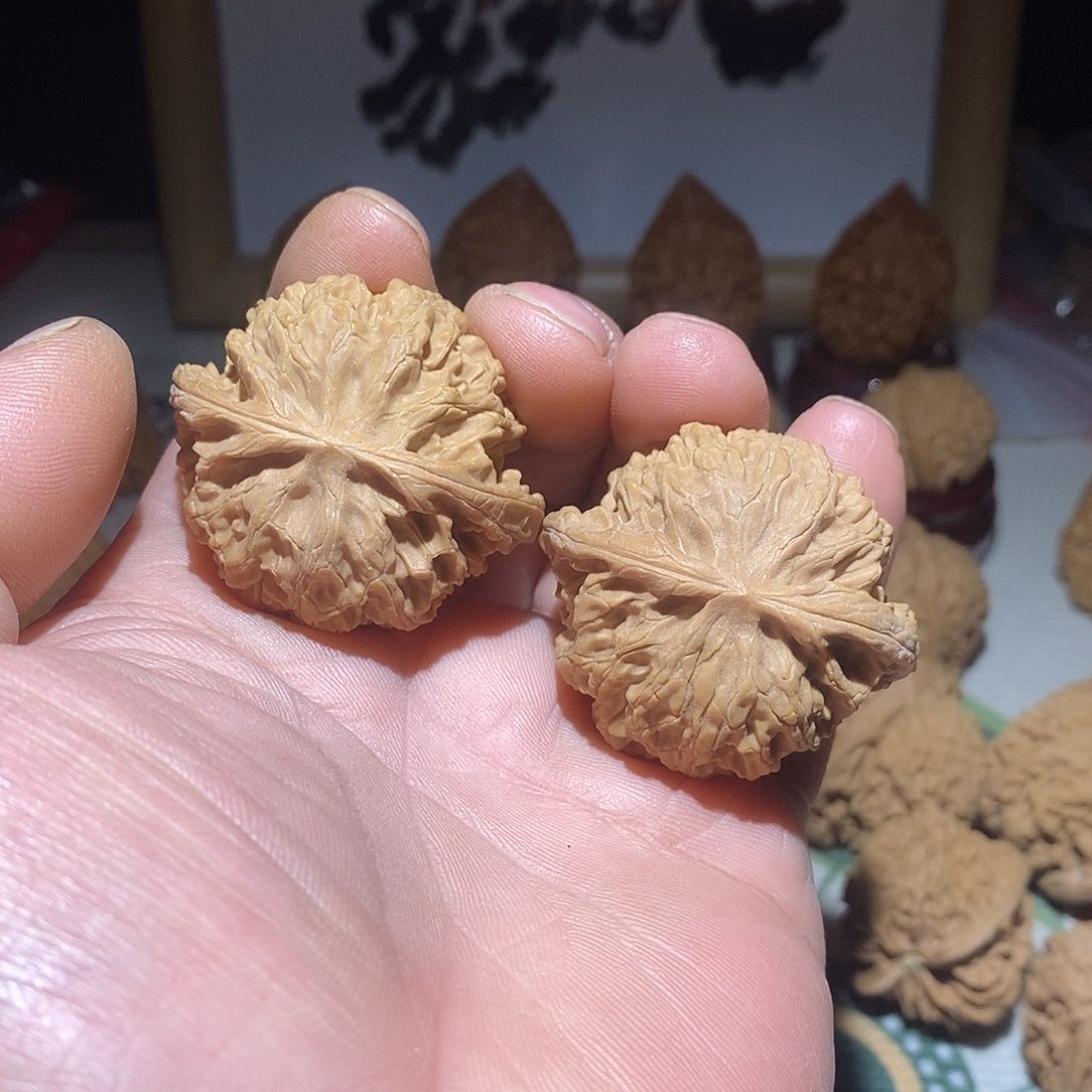 文玩核桃把件42尺微修苹果园