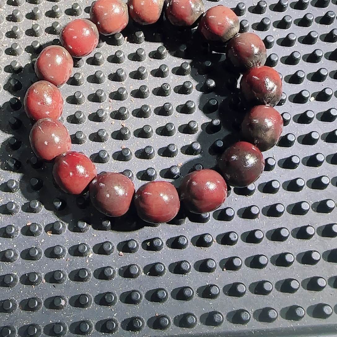 ****╮吊坠草珠菩提无患子陈年红色水桶珠16颗手串