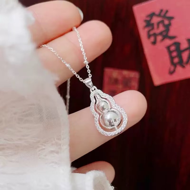 银吊坠 时尚经典镯子百搭实心生日礼物情侣精美女生ins