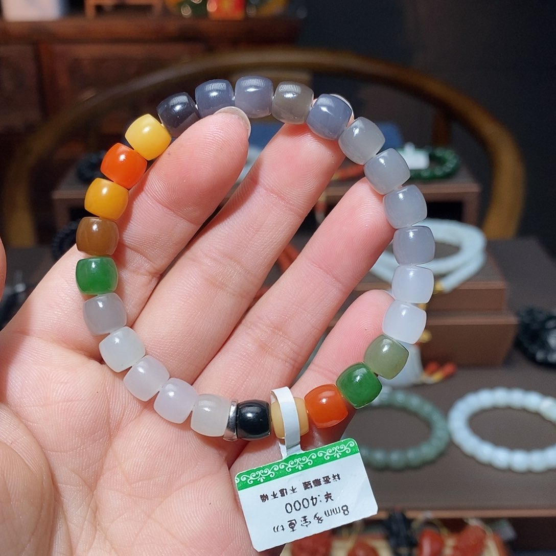 和田玉手链未镶嵌