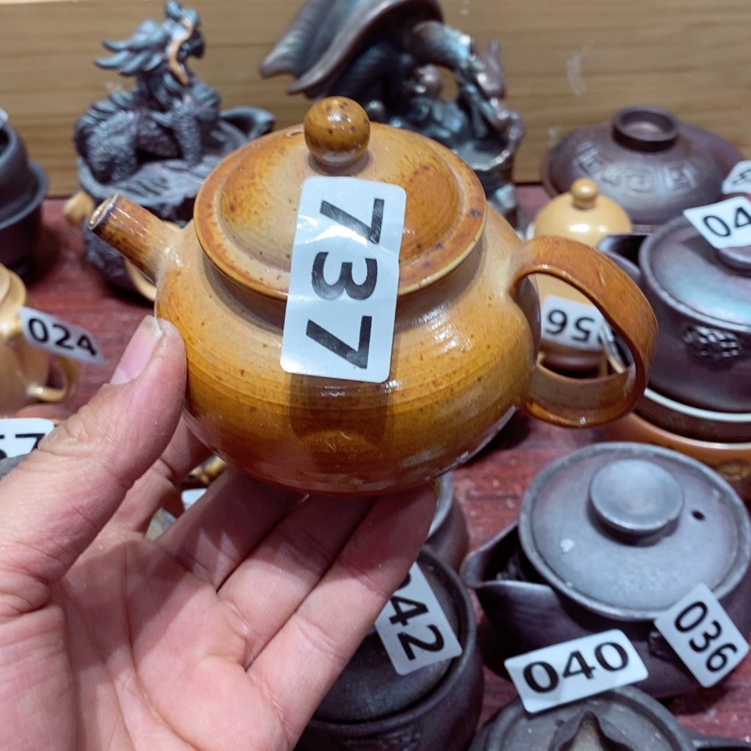 柴烧茶具陶瓷杯子