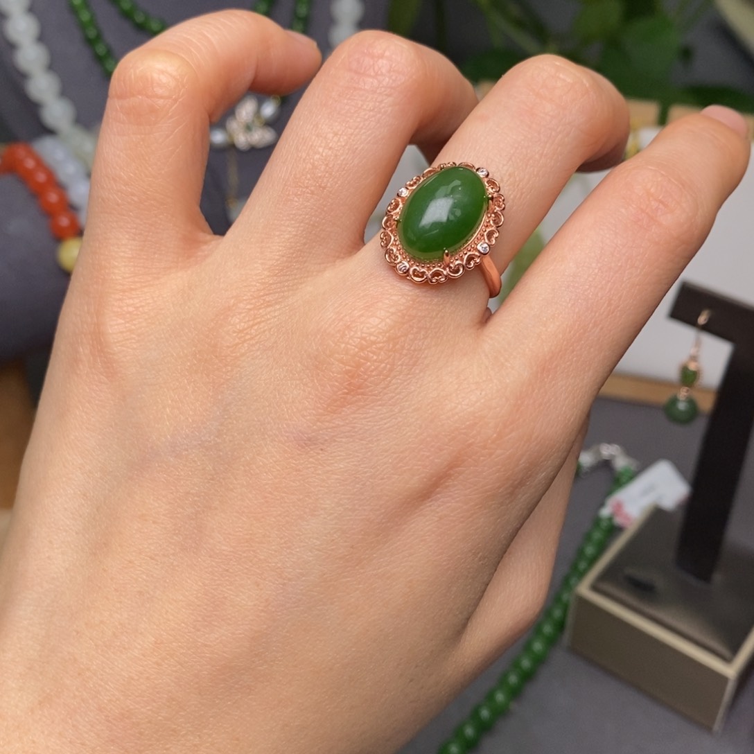 和田玉颈饰银S925镶嵌fs