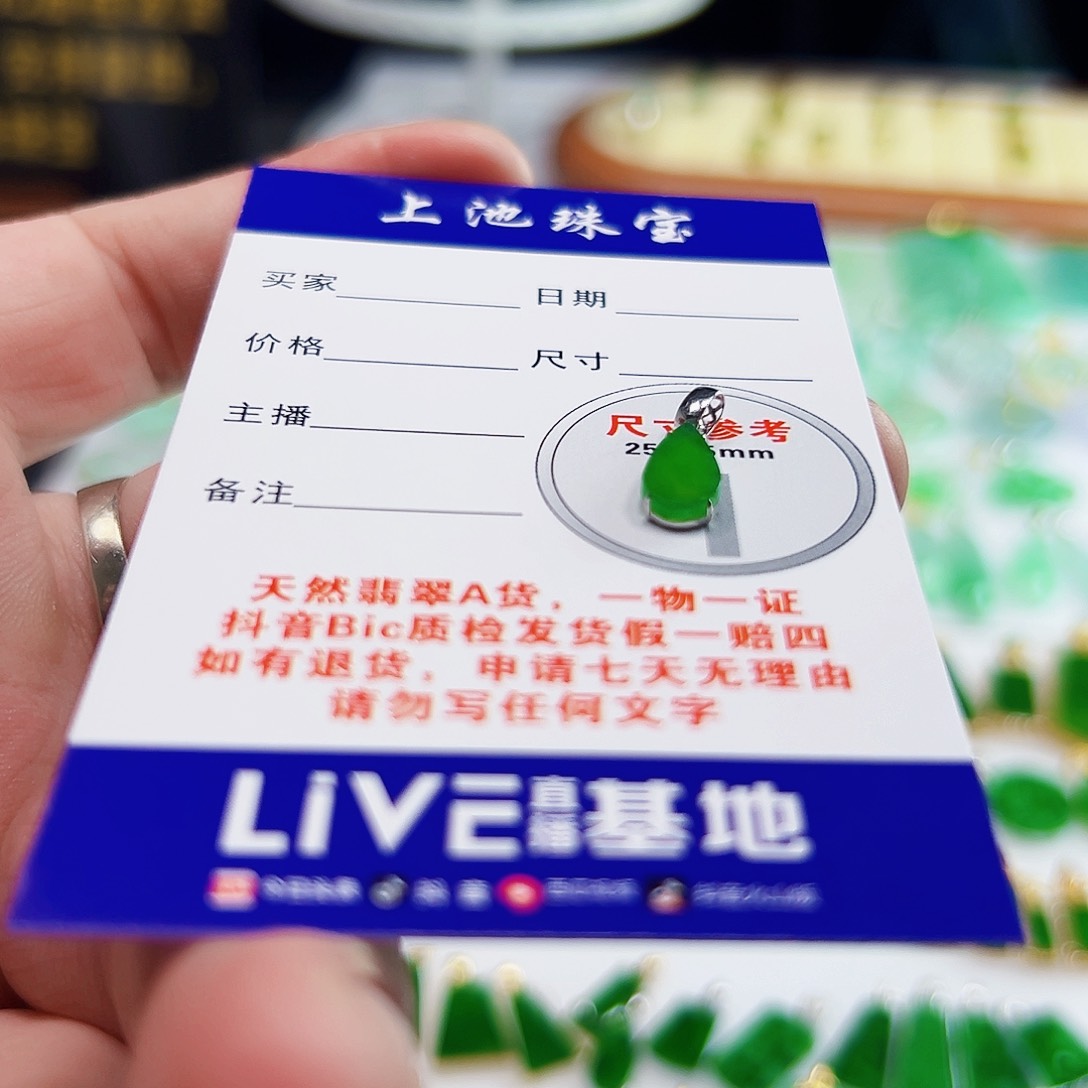 翡翠18K金镶嵌颈饰翡翠