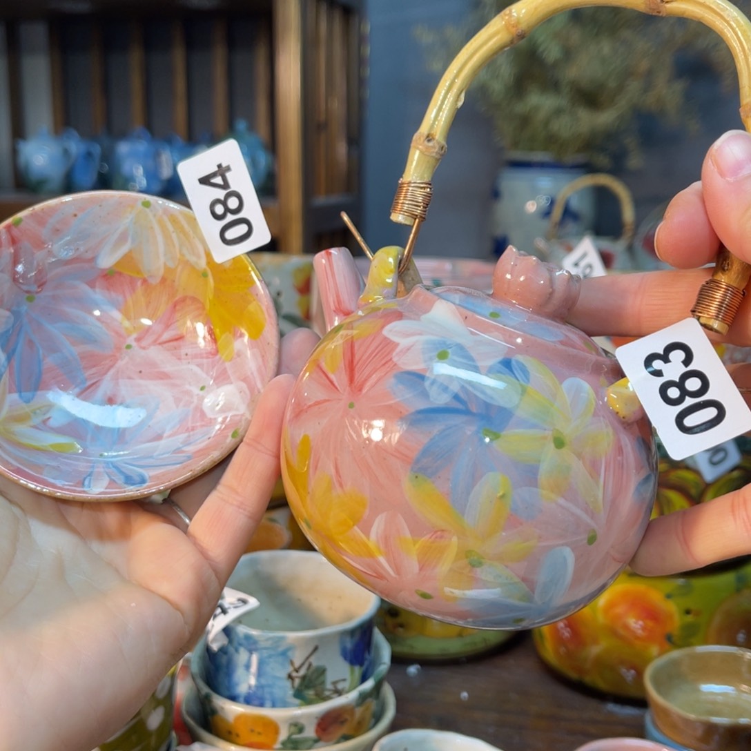 杯素浅陶瓷手工手绘