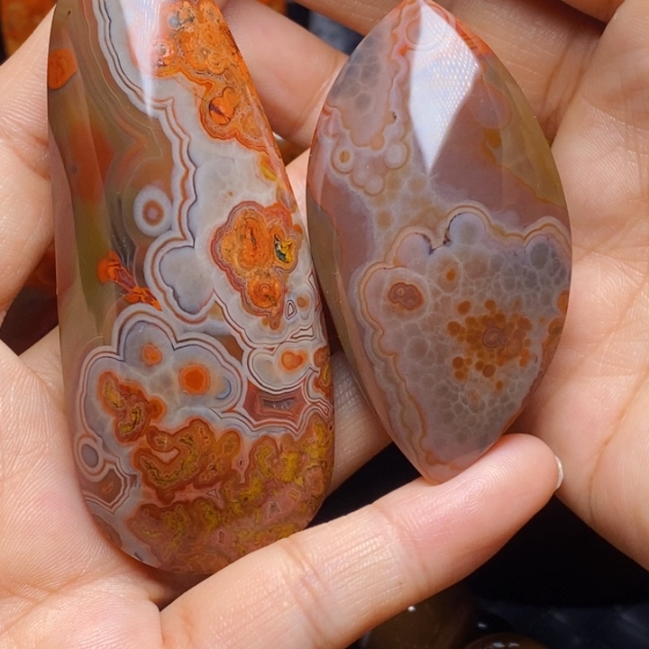 玛瑙/玉髓吊坠(不含链)未镶嵌用***1