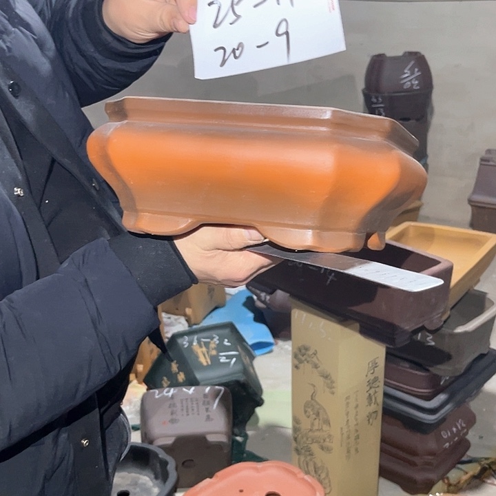 紫砂花盆紫砂等传统