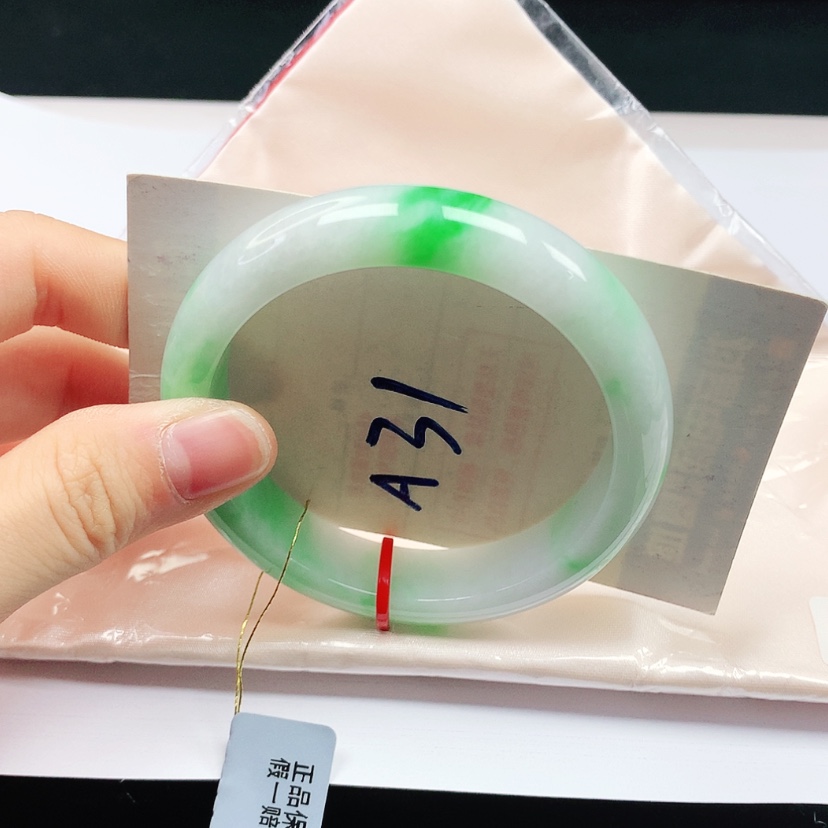 【闪购商品】翡翠手镯未镶嵌天然缅甸a货手镯53+