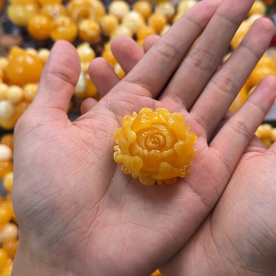 琥珀未镶嵌珠宝奇石22.7g