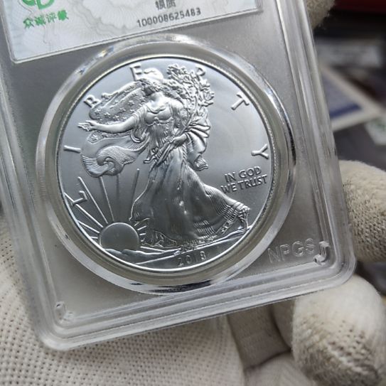 自由女神盎司银币评级币