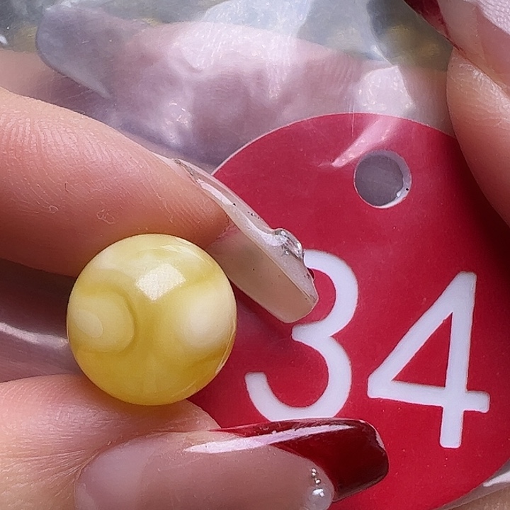 蜜蜡未镶嵌珠宝奇石12mm圆珠