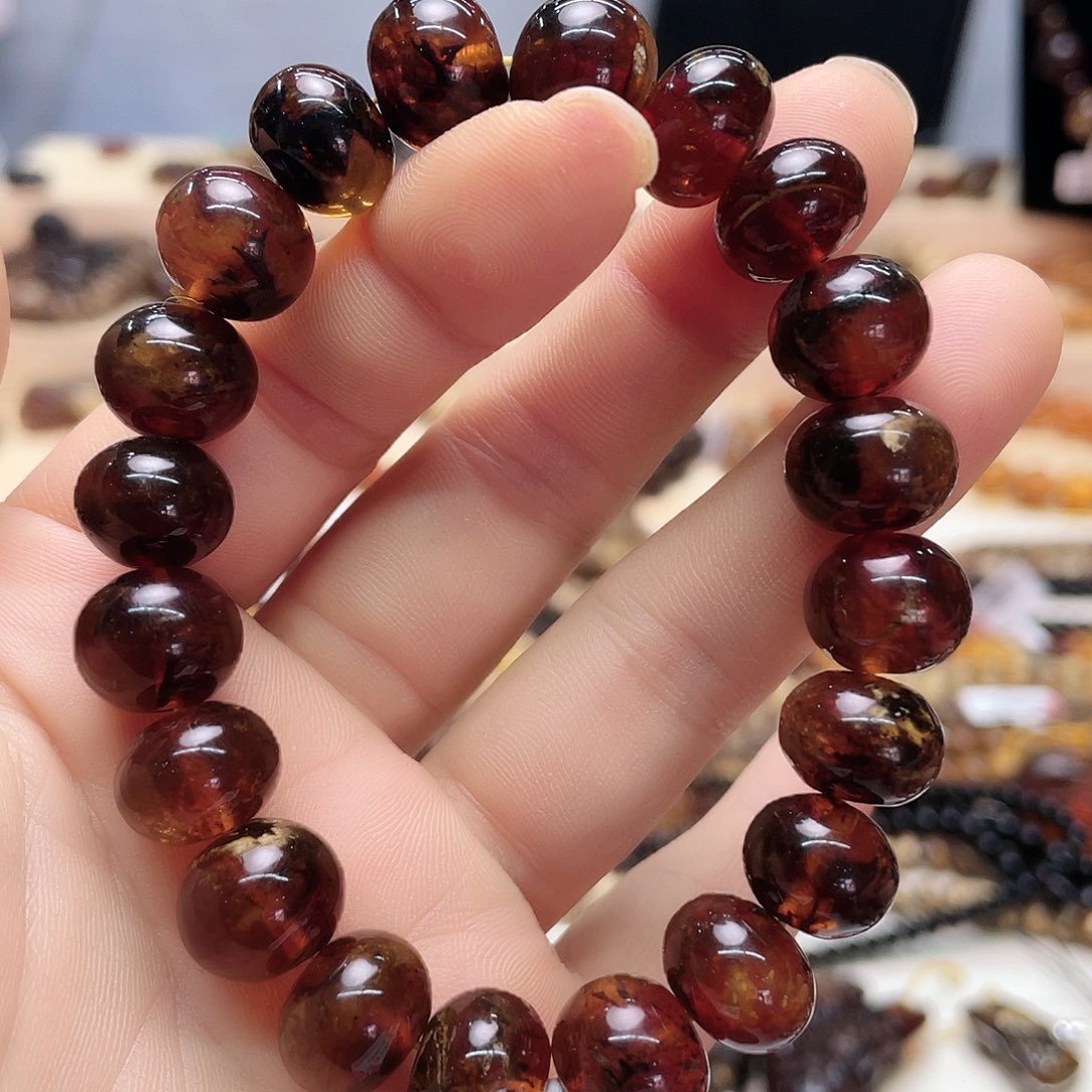 琥珀裸石未镶嵌十二10332