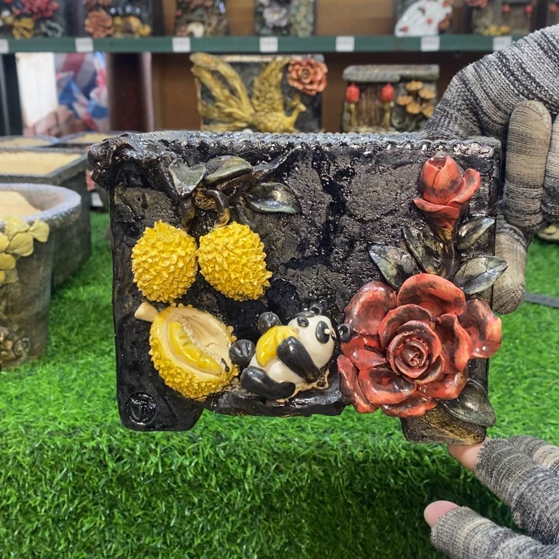 红陶青藤花器多肉花盆