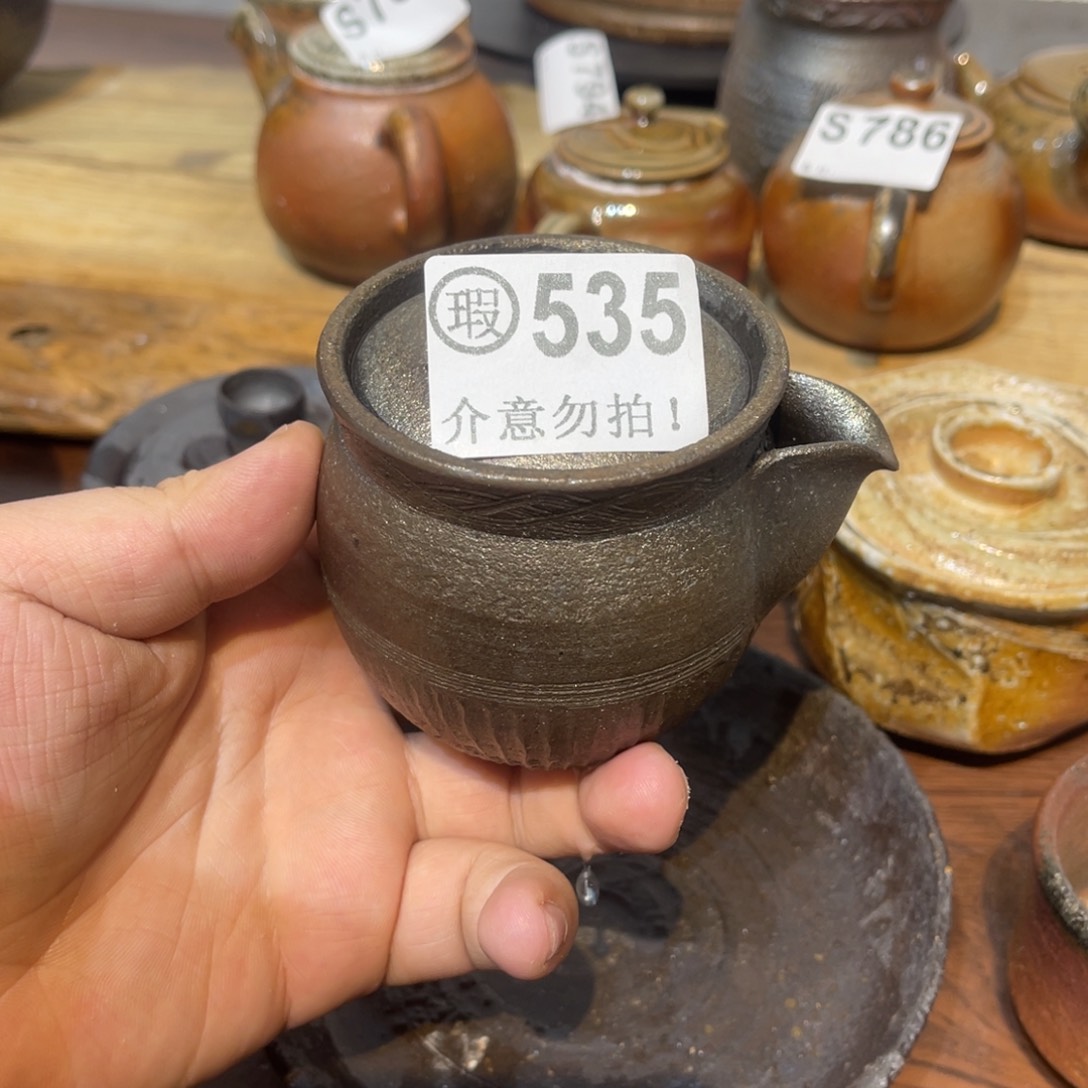 纯手工制作工艺（柴烧）裸烧壹*壹微瑕535