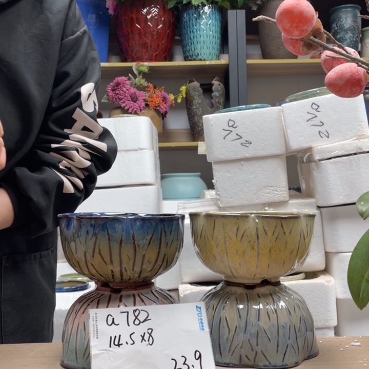 粗陶多肉花盆微瑕728