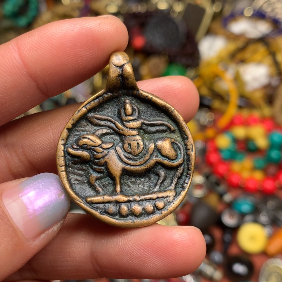 泥塑藏传文玩。 小配饰。 