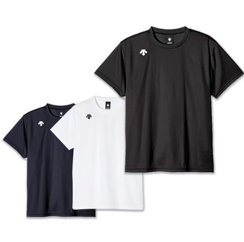 DESCENTE/迪桑特男女同款夏季吸汗速干运动百搭净版短袖