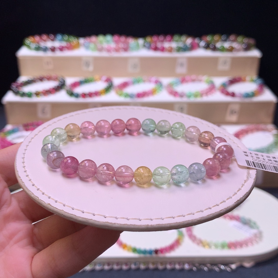 未镶嵌手链碧玺碧玺