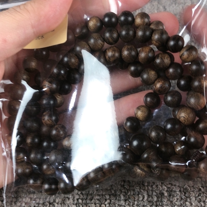 降真香手串/手链老白棋玉化08/108云端以上