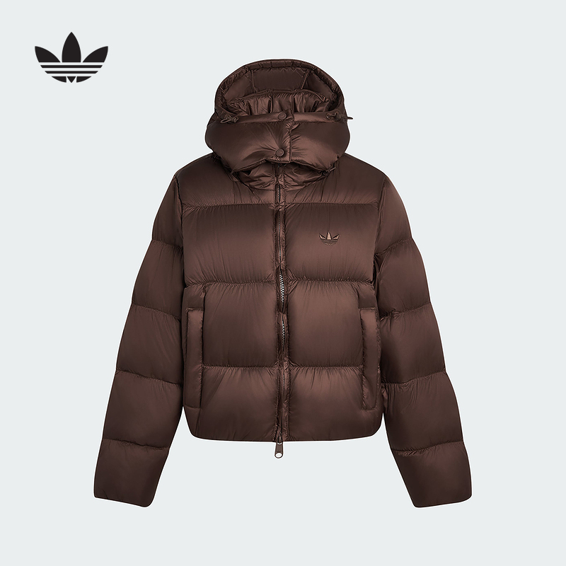 adidas/阿迪达斯女子保暖运动600蓬鸭绒面包羽绒服夹克外套KG4904