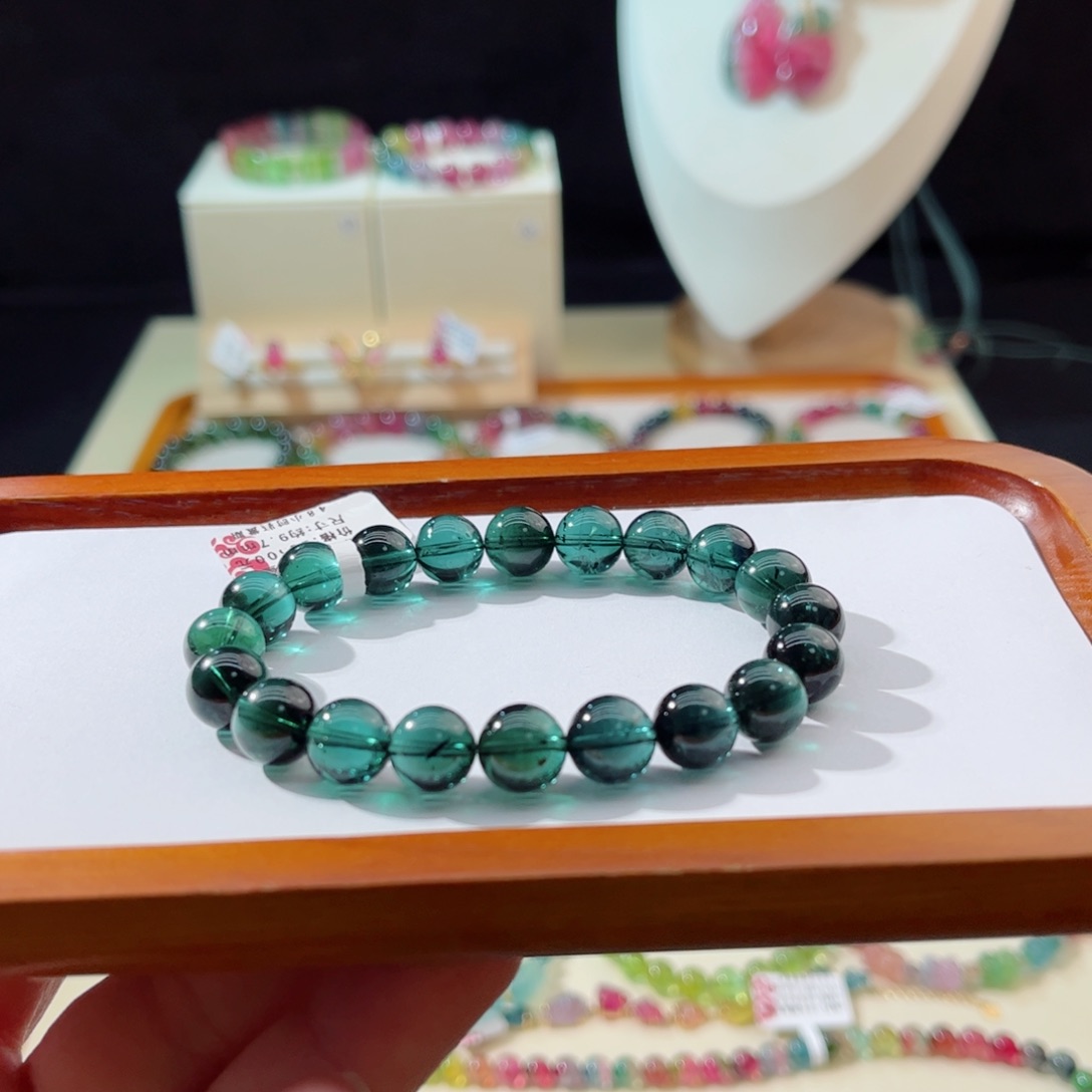 碧玺手串未镶嵌手串