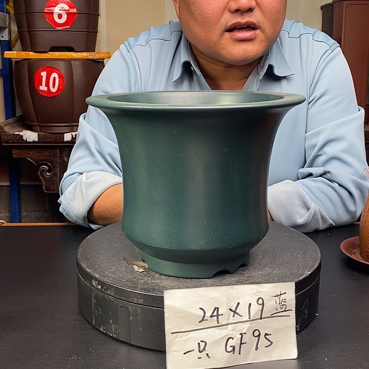 紫砂花盆货号一只Gf95