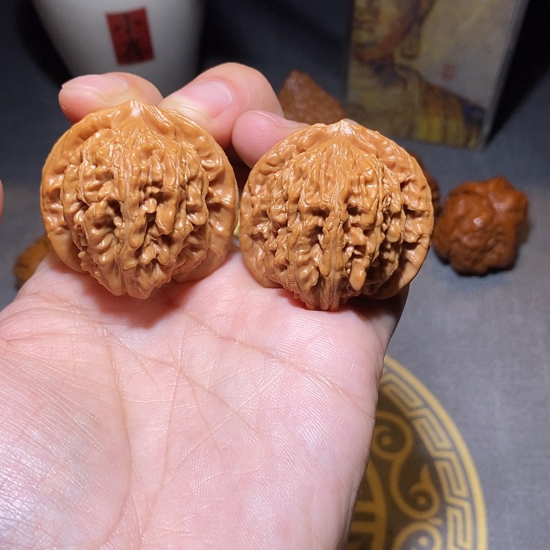 把件文玩核桃全品无修41尺蓟县四座楼