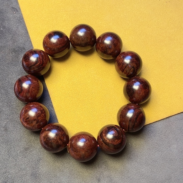 黄花梨/降香黄檀手串/手链2.0油梨老料手串