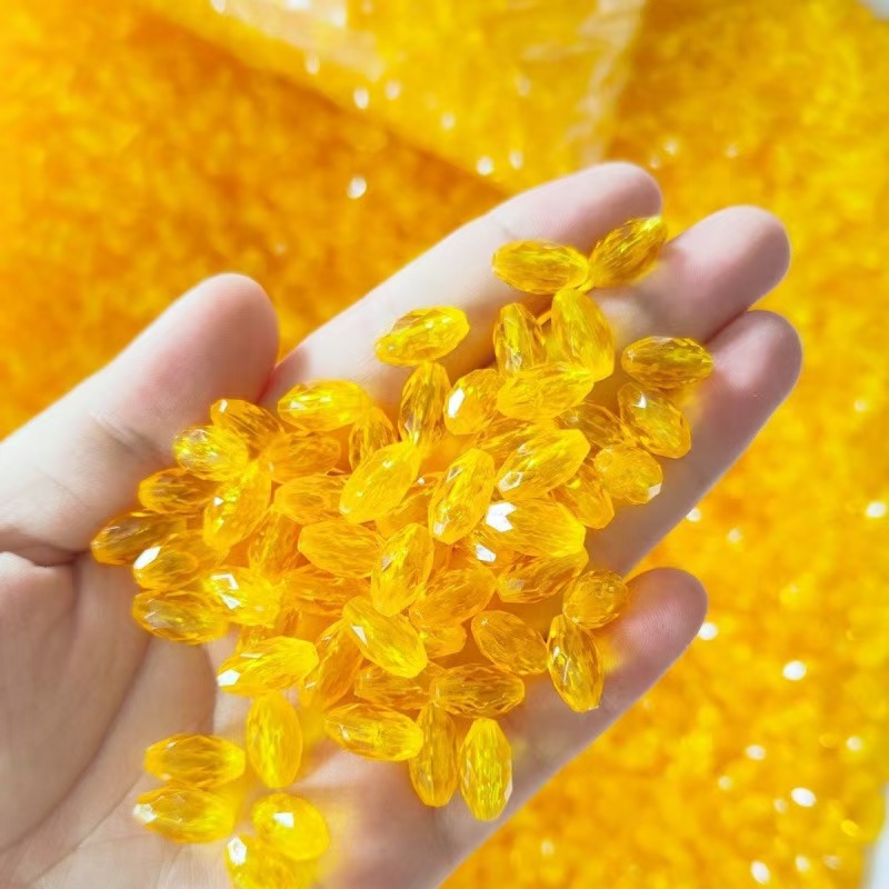 【班班精选】精致水晶麦粒金黄稻穗材料