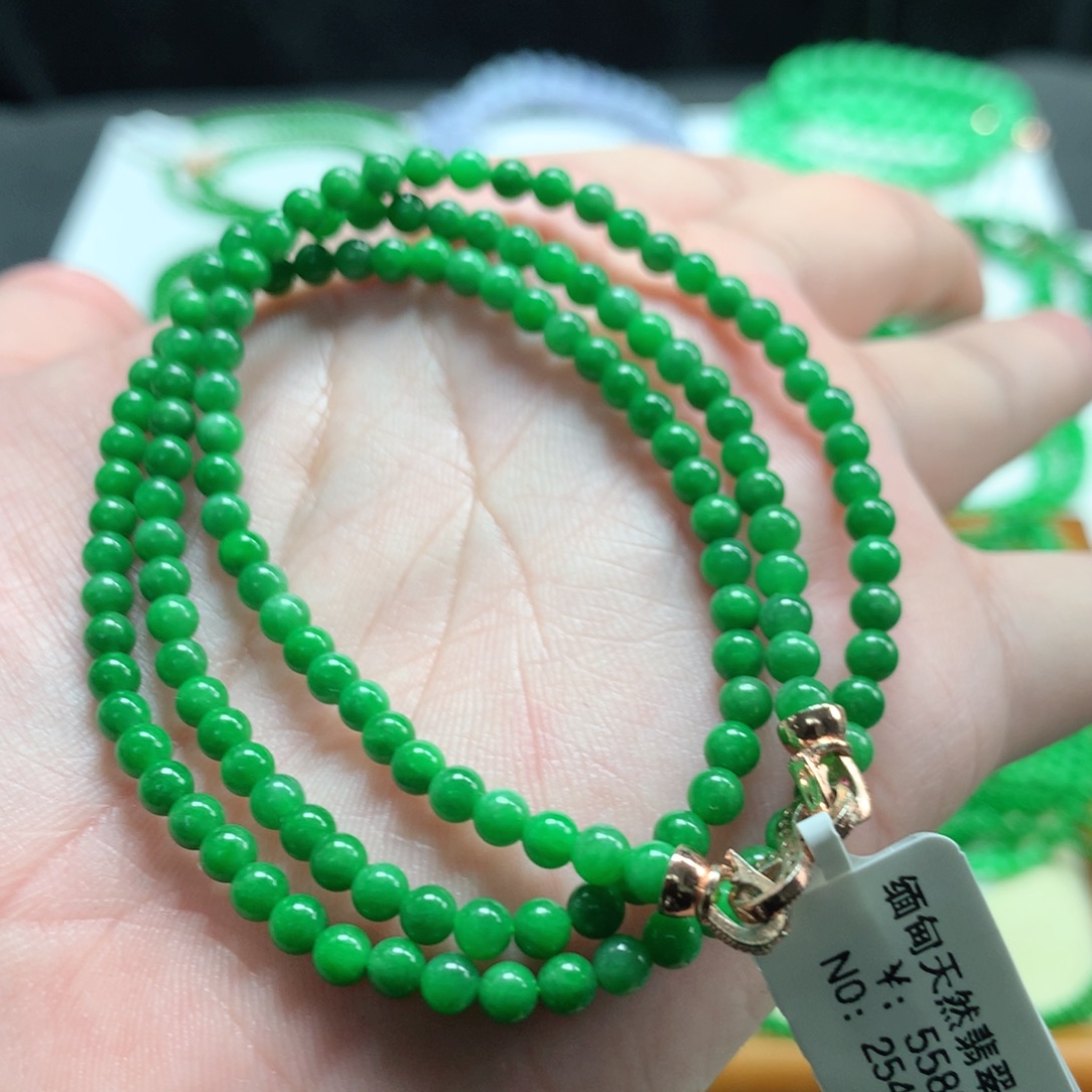 翡翠未镶嵌手链翡翠