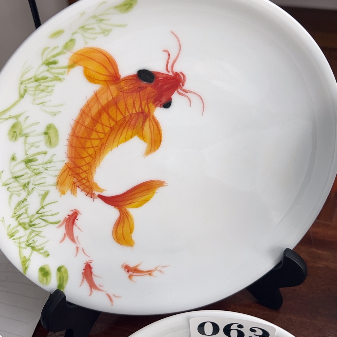 瓷片景德镇陶瓷手工手绘制作