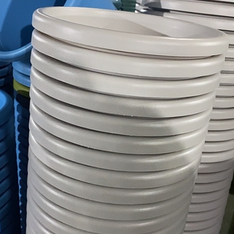 树脂四季4号灰白无托8个