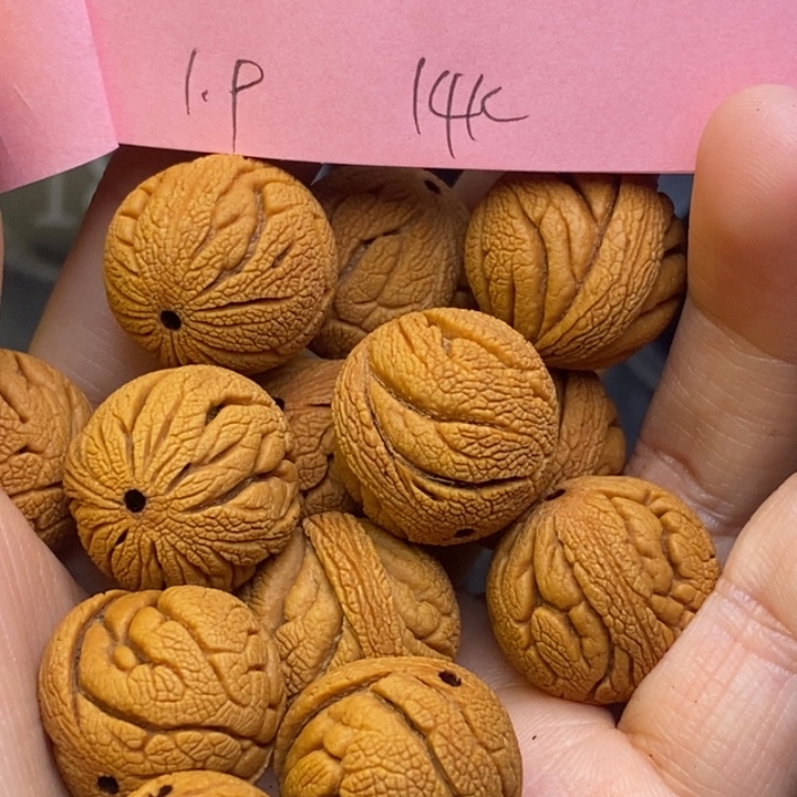 张***）桃核吊坠秦岭龙纹桃核19