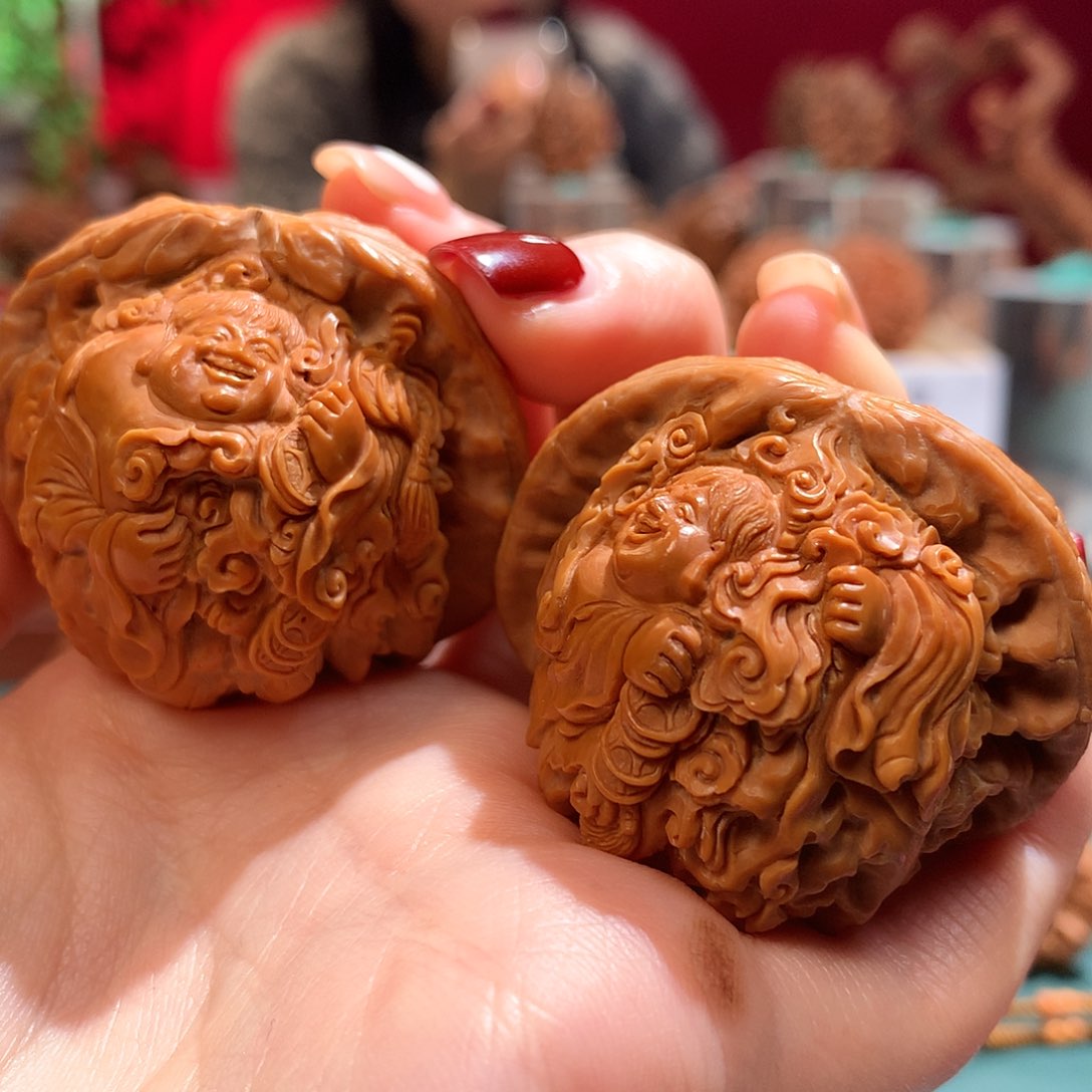 文玩核桃把件————————