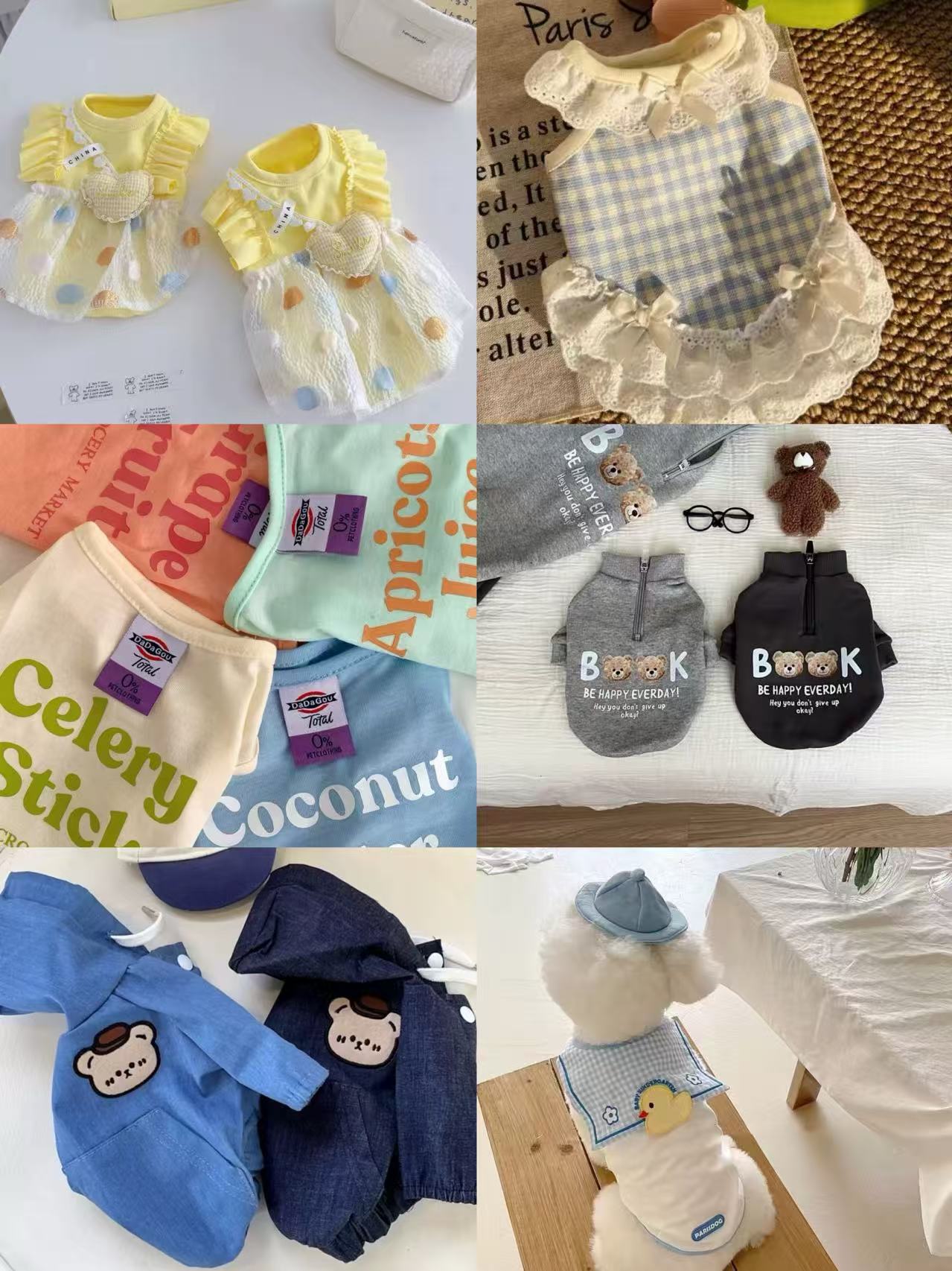 (一件包邮)宠物服饰泰迪比熊博美雪纳瑞狗狗猫猫衣服猫咪狗狗通用