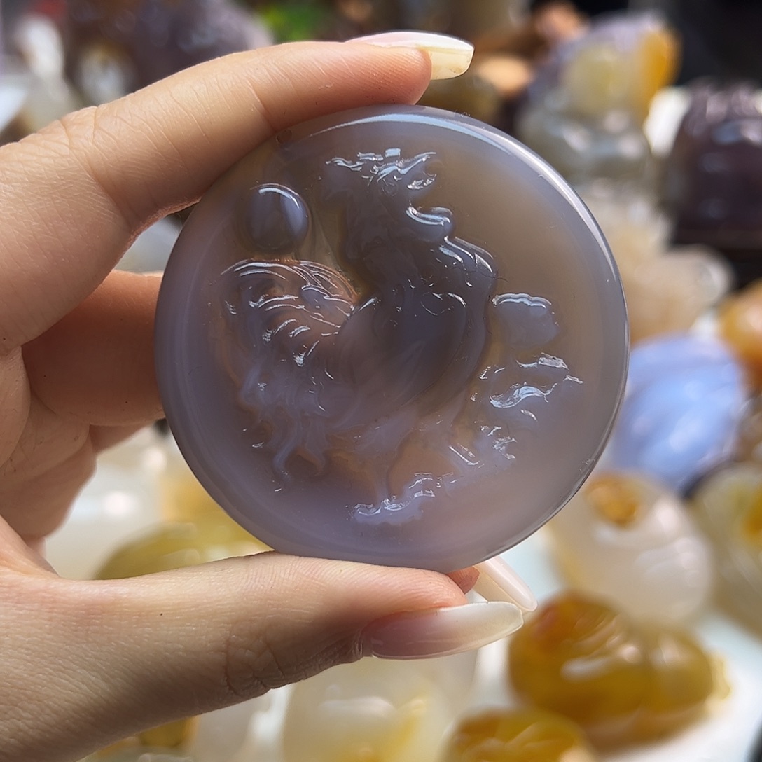 玛瑙/玉髓未镶嵌颈饰